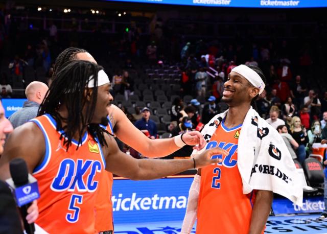 博鱼体育-【现场】雷霆轻取老鹰 亚历山大：“不在乎谁防我。”