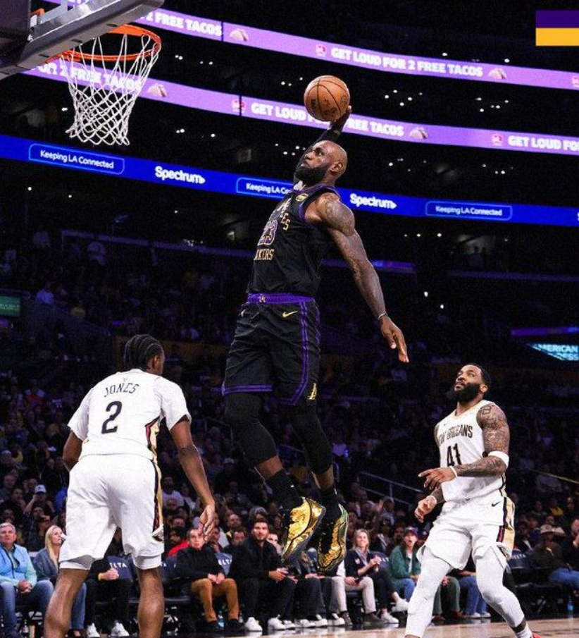 博鱼体育-3连胜!湖人四杀鹈鹕,詹姆斯历史第一,东契奇7失误,里夫斯低迷